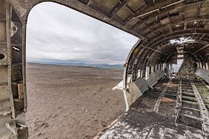 L'épave de l'avion de Solheimasandur