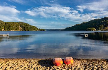 Åptafjord in southern Norway by Adelheid Smitt