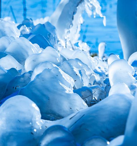 Natuurlijke Abstractie in Ijs