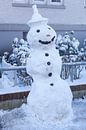 Sneeuwpop, Bremen, Duitsland, Europa van Torsten Krüger thumbnail