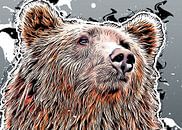 Bear animal art #bear by JBJart Justyna Jaszke thumbnail