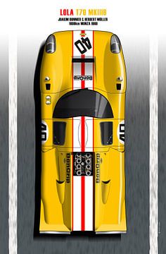 Lola T70 Bongrip Monza 1969 van Theodor Decker