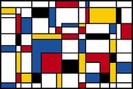 Samenstelling II Piet Mondriaan van Marion Tenbergen thumbnail