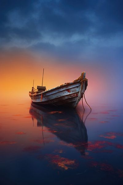 Bateau romantique par fernlichtsicht