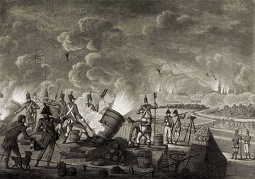 A. Lutz, Bombardierung von Flushing durch die Briten, 1809