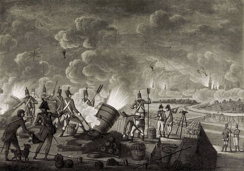 A. Lutz, Bombardement van Vlissingen door de Britten, 1809