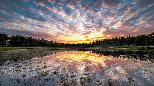 Zonsondergang bij het Buntven