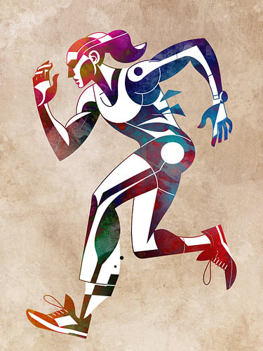 Jogging sport art #jogging #runner