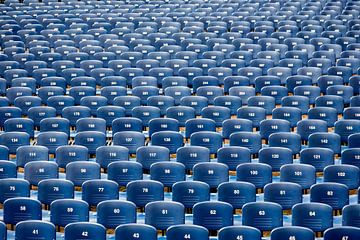 Numbered chairs in the Burgtheater Rötteln by resuimages