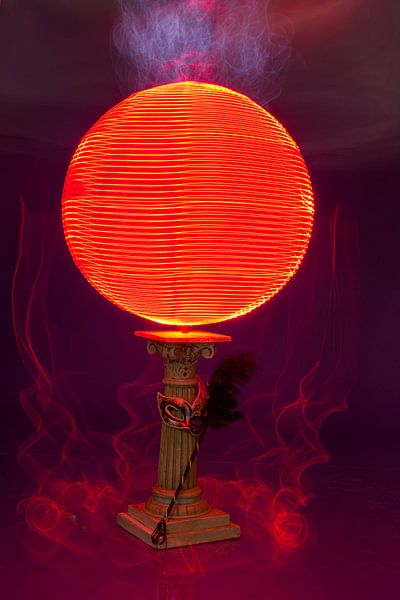 lightpainting van Nicole Wetzels