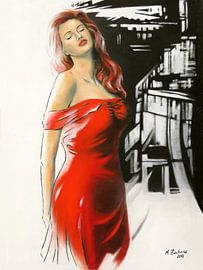 Sinnlichkeit - erotisches Frauenportrait von Marita Zacharias