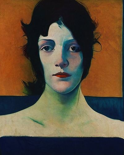 Portret van een zelfverzekerde vrouw