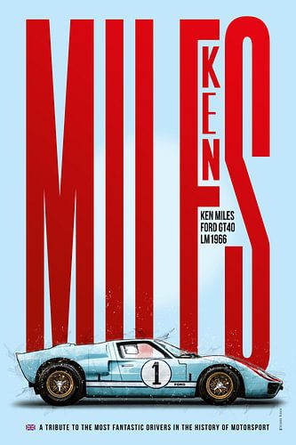 Ken Miles Tribute Ford GT40 von Theodor Decker