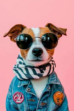 Jack Russell Terrier van Poster Art Shop