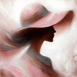 Pink Hat by FoXo Art