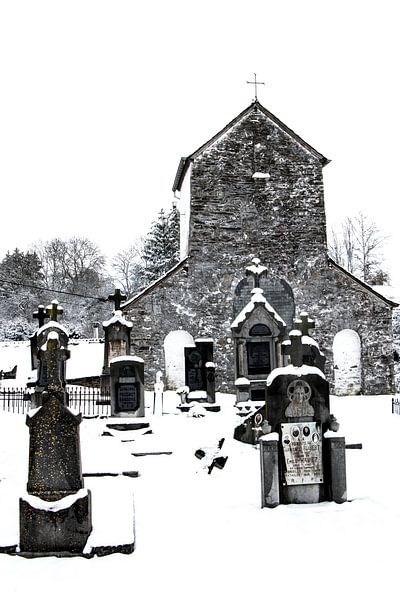 Church of Ollomont by Guido Rooseleer