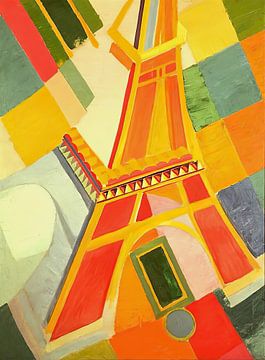 Eiffelturm von Robert Delaunay van Peter Balan