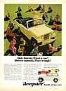 Jeep Jeepster Convertible Werbung 1967 von Atelier Liesjes Miniaturansicht