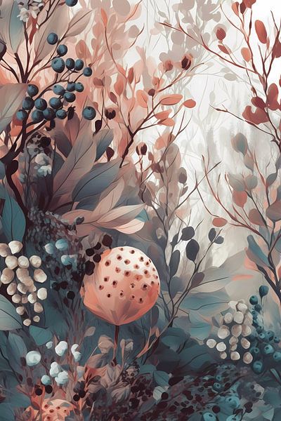Aquarellierte Beeren von haroulita