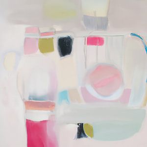 Peinture abstraite "Pastel sur Studio Allee