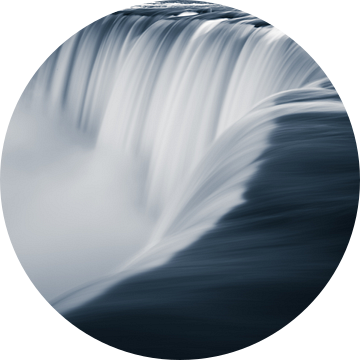 Horseshoe Falls, in zwart-wit, met een vleugje blauw van Henk Meijer Photography