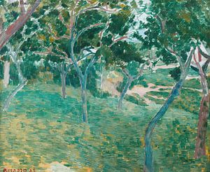 Emile Bernard -Un Coin Du Bois D’amour A Pont Aven (1889)