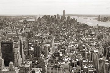 Manhattan vanuit de 'lucht'
