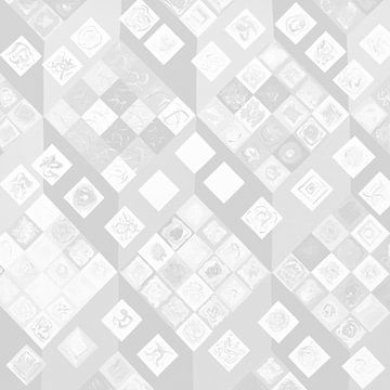 EH PAINTING ART 2007 #0247 Mosaic Soft-Black by Willem Hartgers