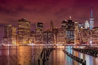 NEW YORK CITY Indruk nacht van Melanie Viola thumbnail
