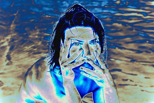 Zomerexpressie met Nadja aan het meer