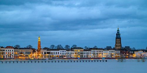 Zonsondergang bij de IJssel in Zutphen