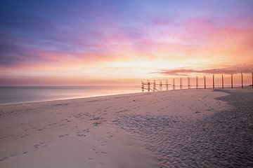 Sunrise on the beach by Louise Poortvliet