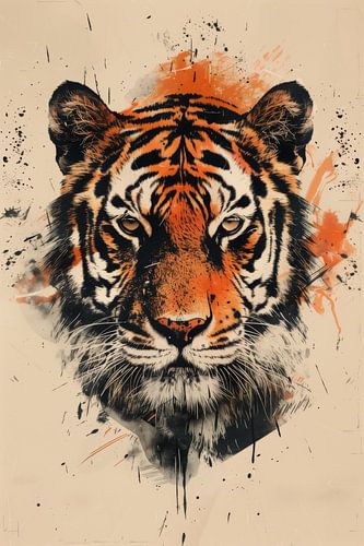 Wildhart - Abstract Tiger head