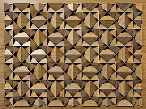 Reliëf B2 Hout