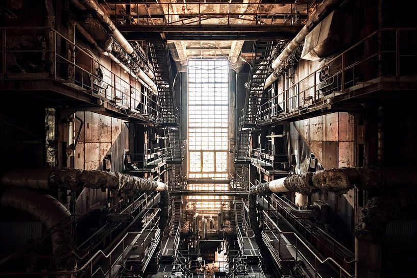 Centrale électrique abandonnée - Blade Runner par Times of Impermanence