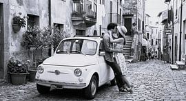 A Fiat 500 on the streets of Rome by Fleur