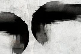 Moderne Scandinave coup de pinceau abstraction