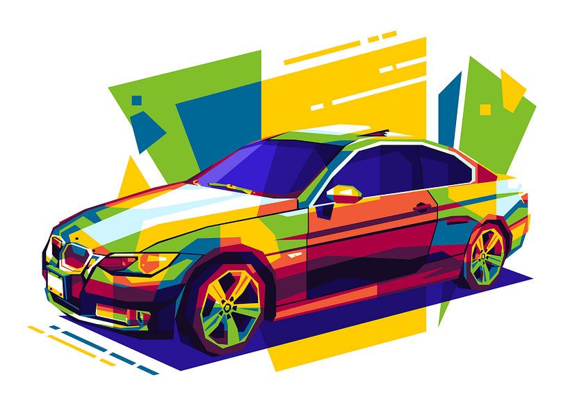 BMW 335i Luxusauto in WPAP von Lintang Wicaksono