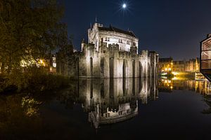 Die Burg Grafenstein in Gent