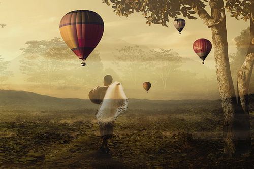 Der Junge und die Heißluftballons