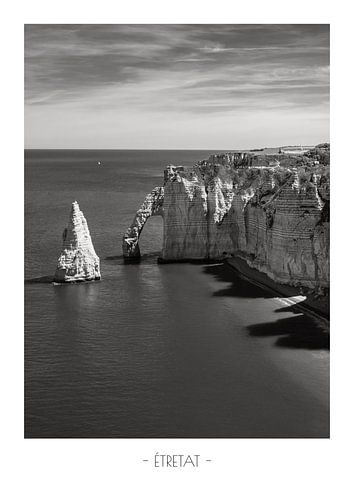 Reisposter Étretat, Frankrijk