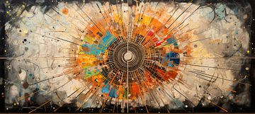 Kleurrijke Mandala | Abstract Mandala van Abstract Schilderij