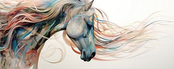 Peinture de chevaux sur De Mooiste Kunst