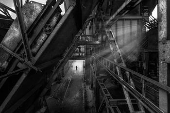 landschaftspark Duisburg-Nord I schwarz-weiß