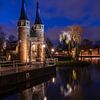 Evening shot of the De Oostpoort Delft, Netherlands by Allkindsofscapes