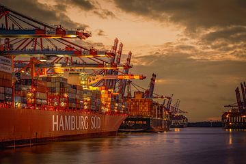 Entre acier et feu de soleil - Poésie portuaire