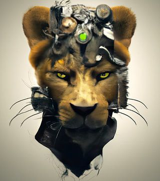 Robo-Löwe von Lions-Art
