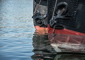 Stoomschepen in  Zaandam van scheepskijkerhavenfotografie
