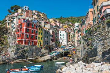 Riomaggiore, Cinque Terre, Italië van Richard van der Woude