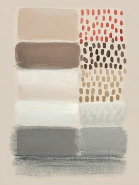 Minimalism in soft earth tones by Japandi Art Studio